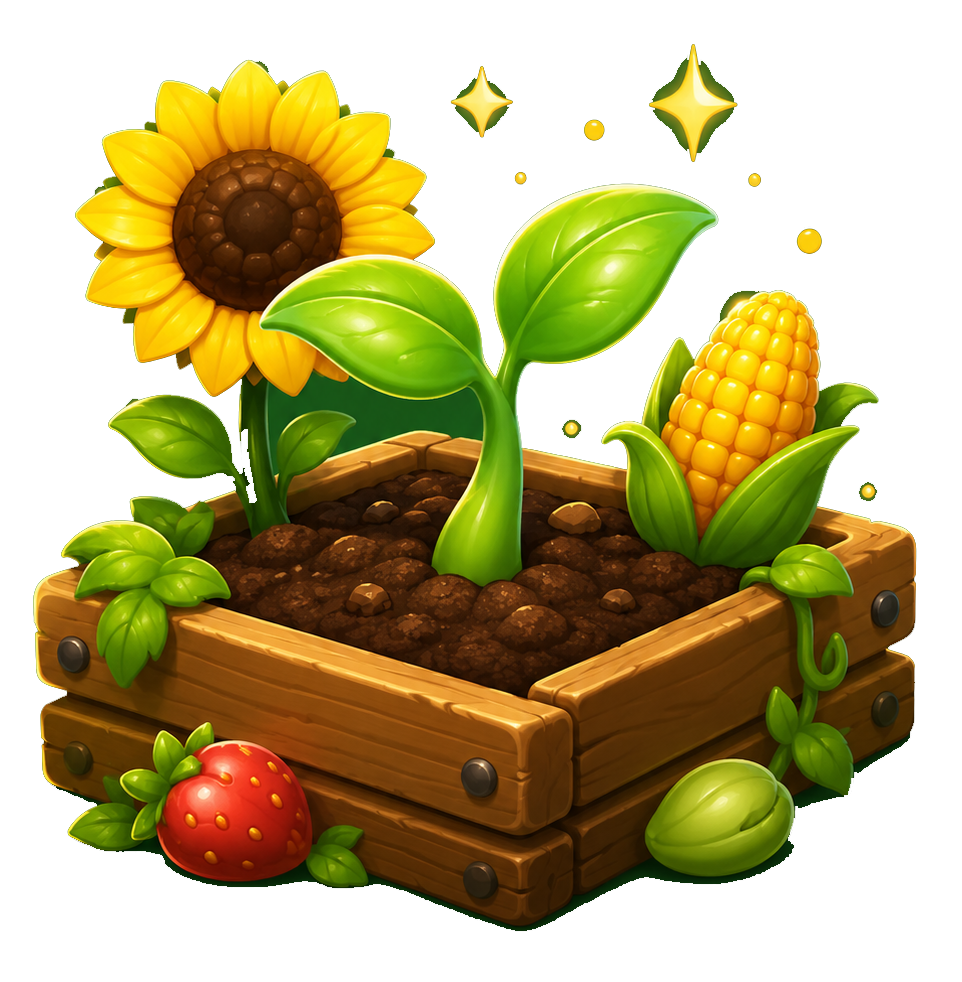 Grow a Garden 2 planning dashboard visual used for currency decisions